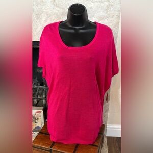 Chico's Fuchsia Short Sleeve Top